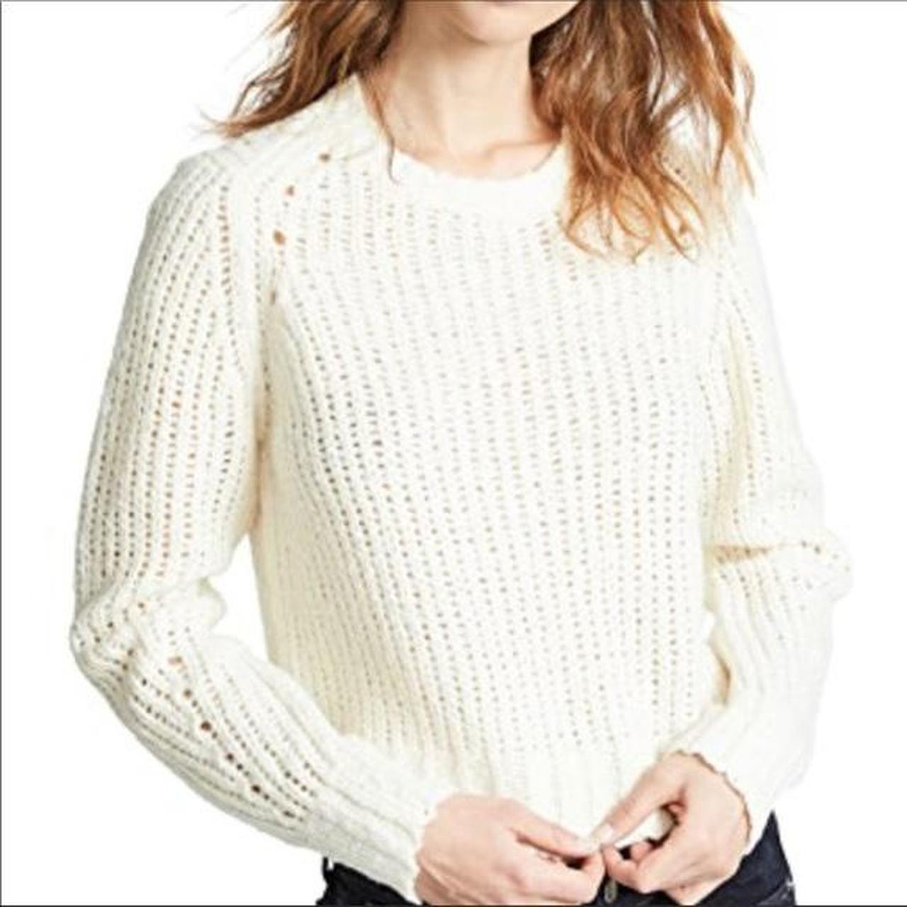 Rag Bone Arizona Crew Neck Sweater A chunky knit