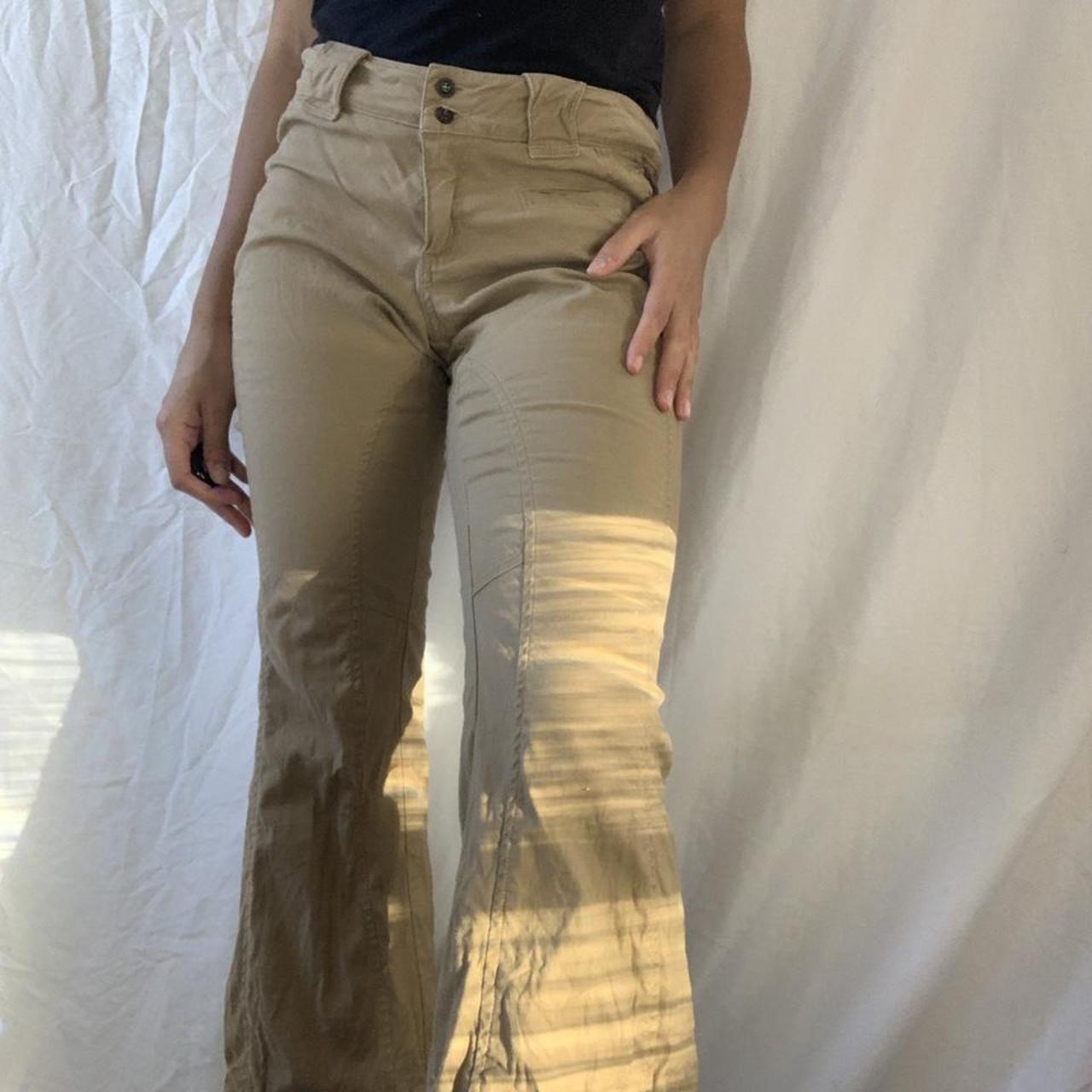 blue gray lowrise cargo pants! i'm 5'9 so they're - Depop