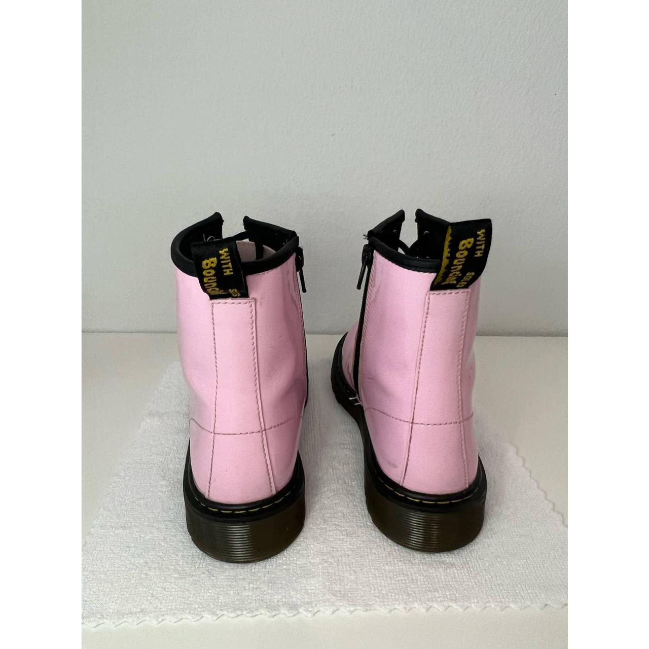 Dr. Martens 1460 pink boots, size 5. Very minor... - Depop