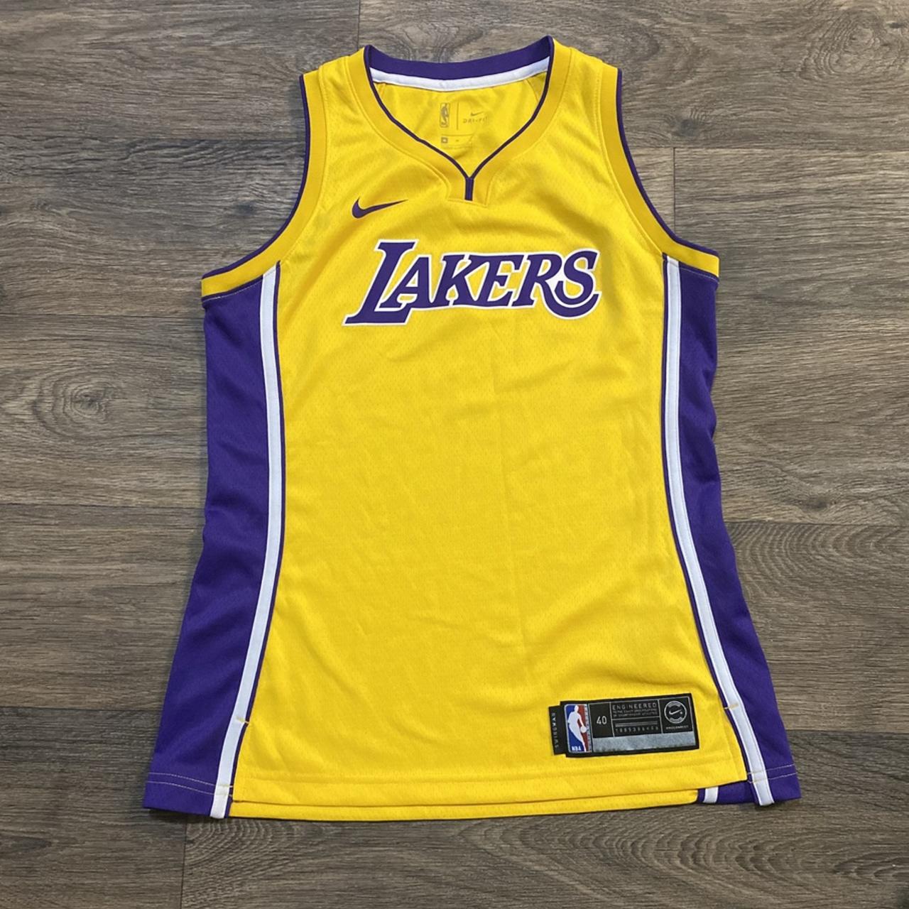 Los Angeles Lakers Sunday White Blank Jersey Nike Authentic