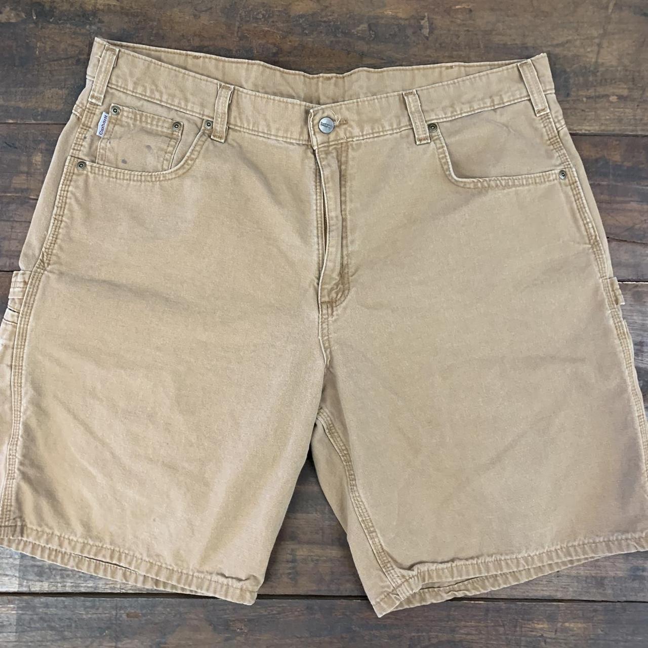 carhartt canvas carpenter shorts