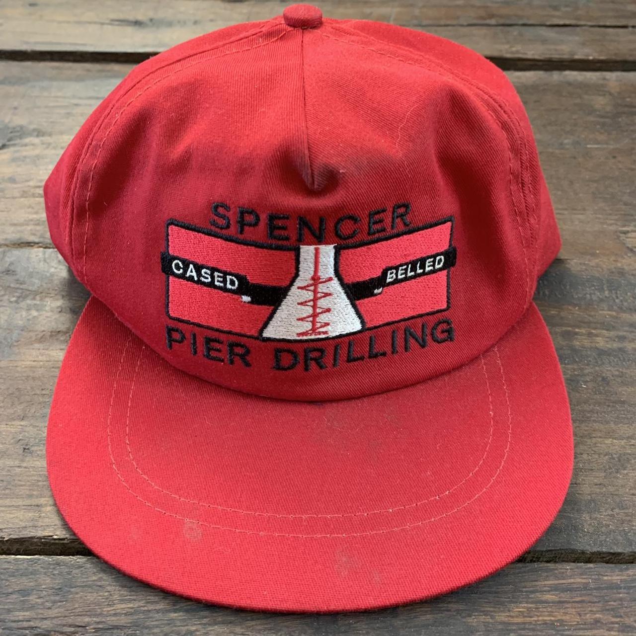 VTG Spencer Pier Drilling Oklahoma Snapback Hat Made... Depop