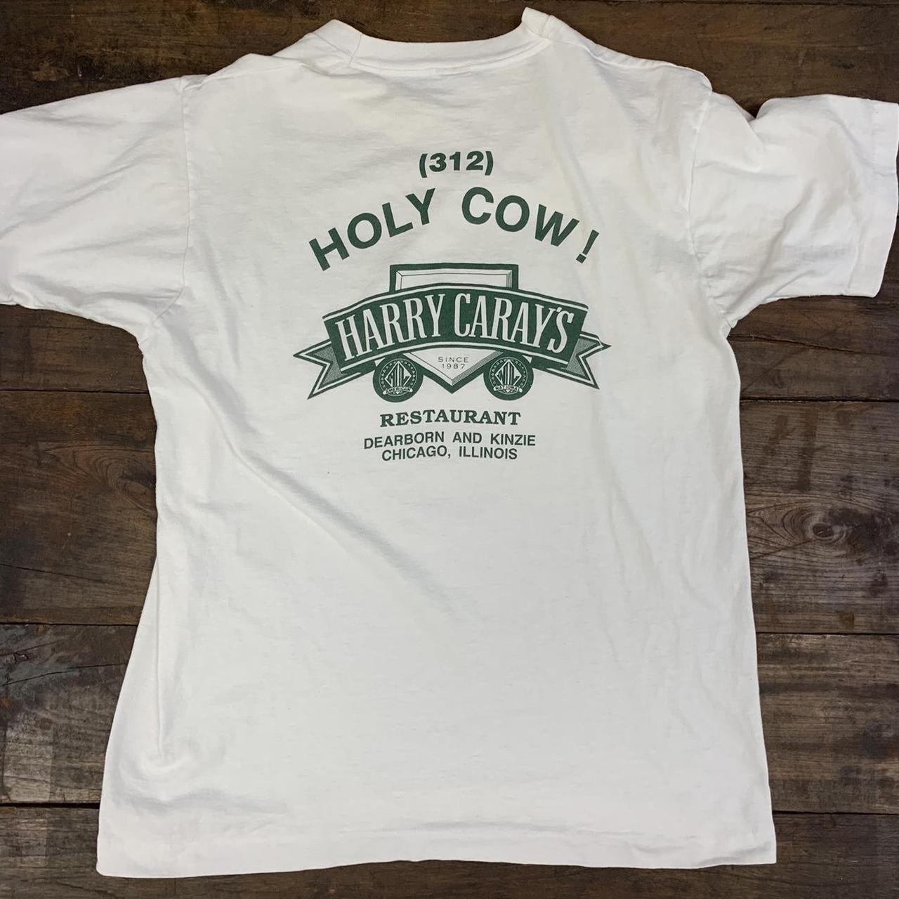 Harry Caray Chicago Official Holy Cow T Shirt Size - Depop