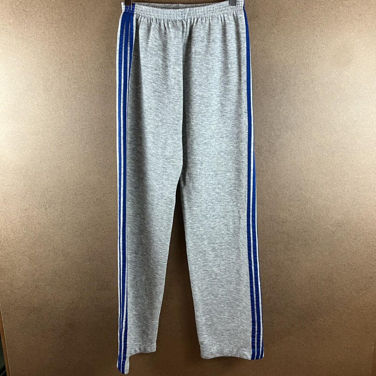 VtG 80s Hanco Striped Sweatpants Heather Gray Medium... - Depop