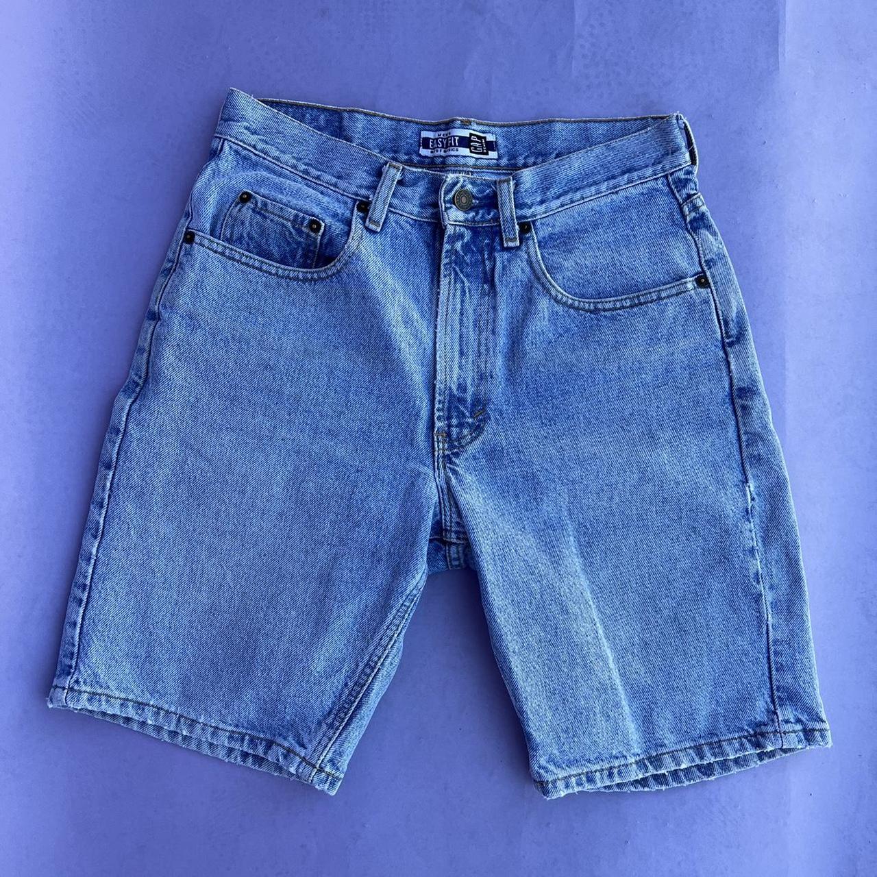 Vintage Gap baggy jean shorts 90s denim shorts by... - Depop