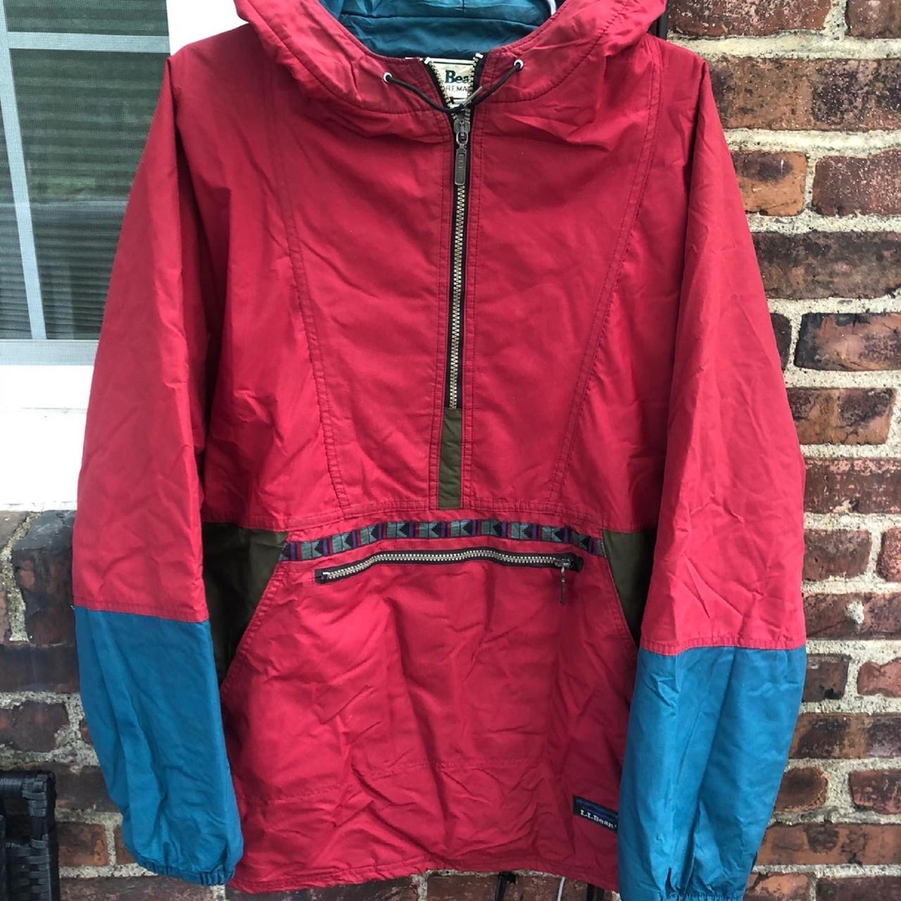 Vintage LL bean anorak jacket fits L-XL #vintage... - Depop