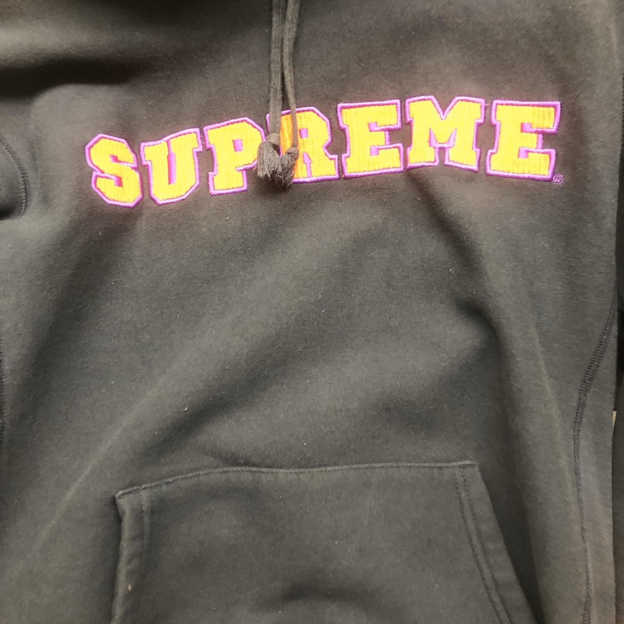 Supreme cord sale collegiate hoodie