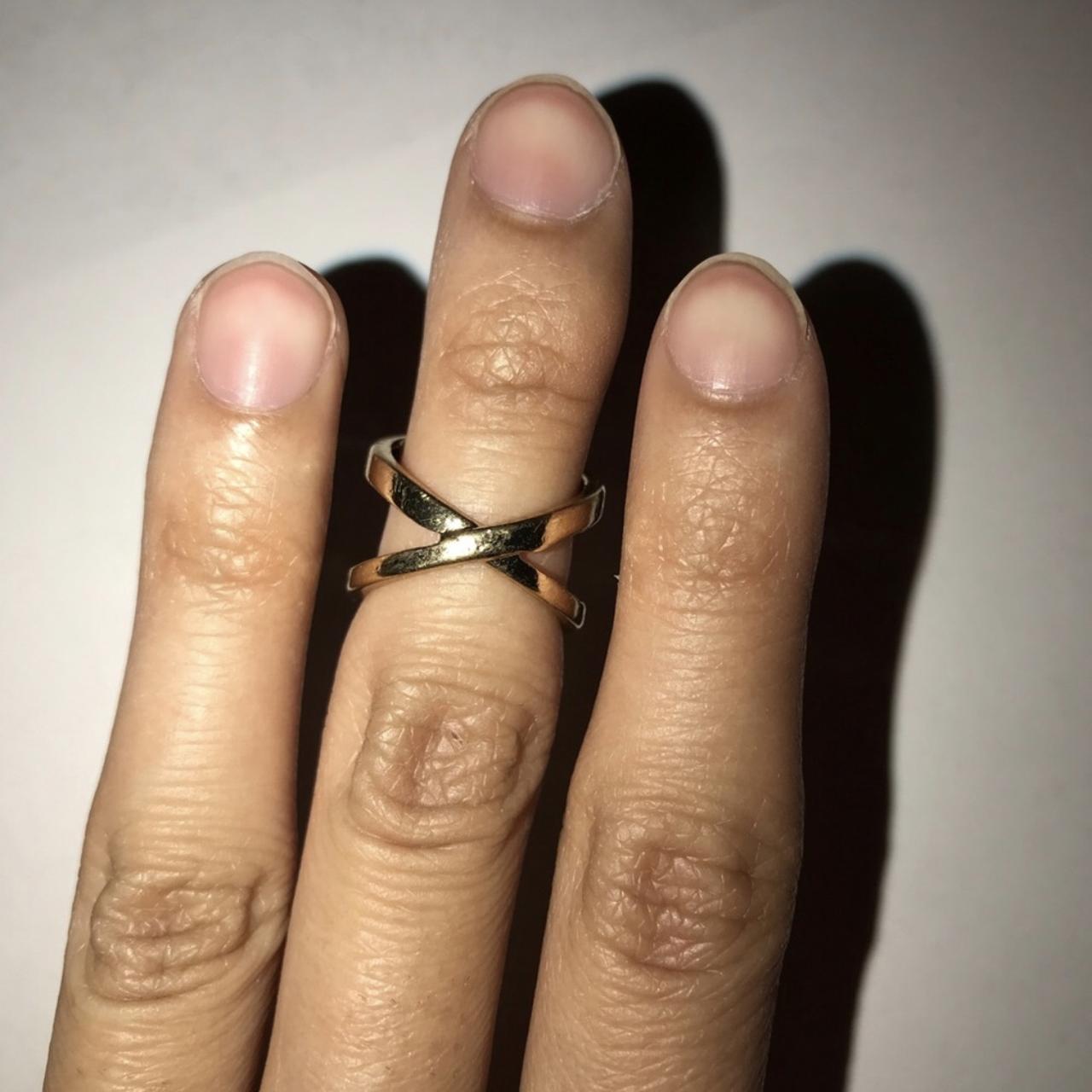 H&M Criss Cross Gold Midi Ring From H&M. Look at... Depop