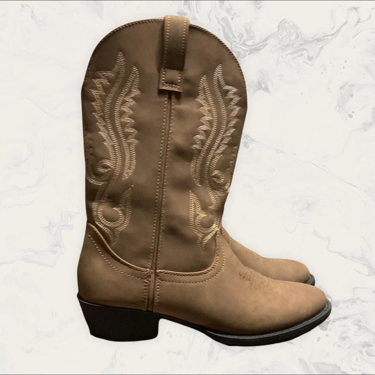 Women's Brown and Tan Boots