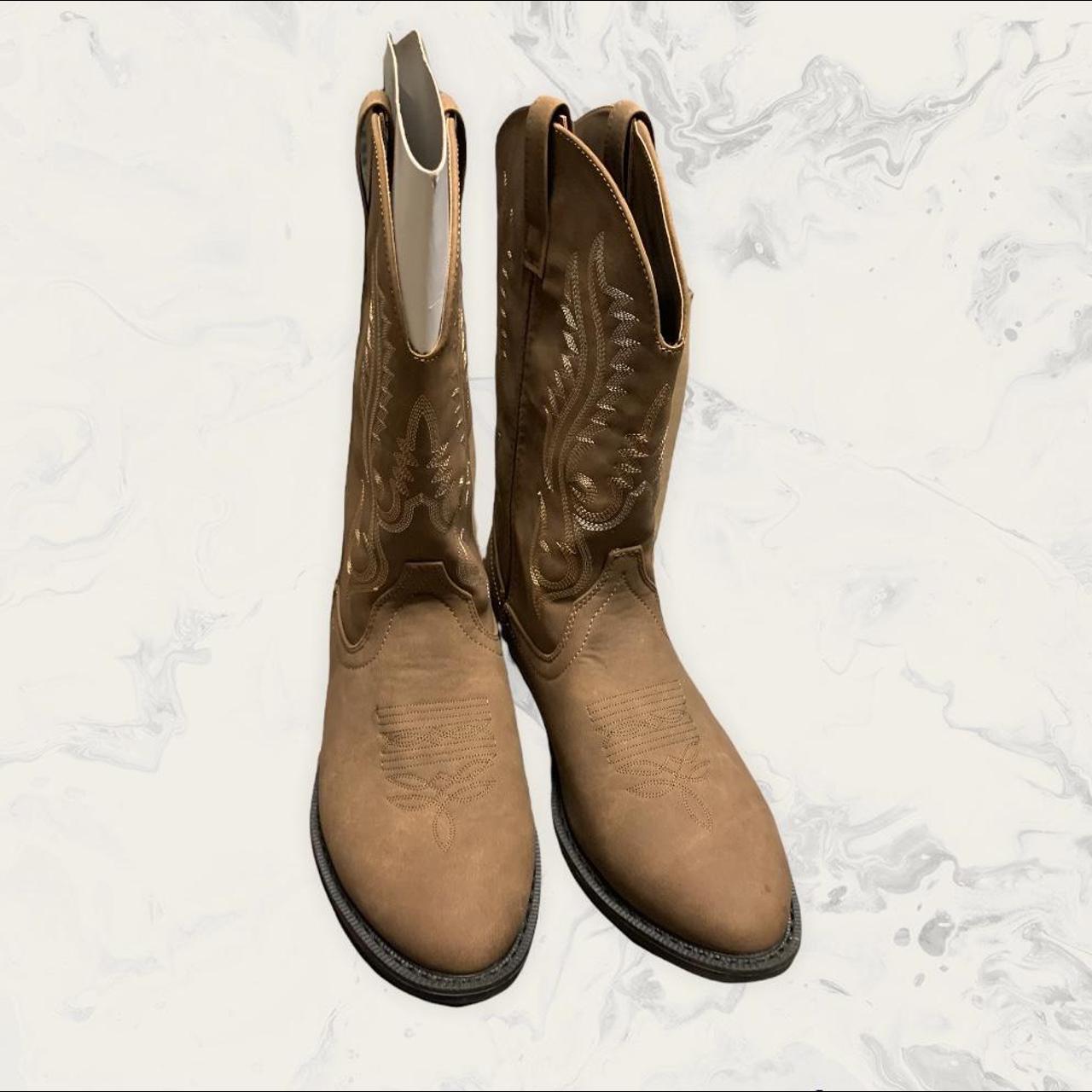 Women's Brown and Tan Boots (2)