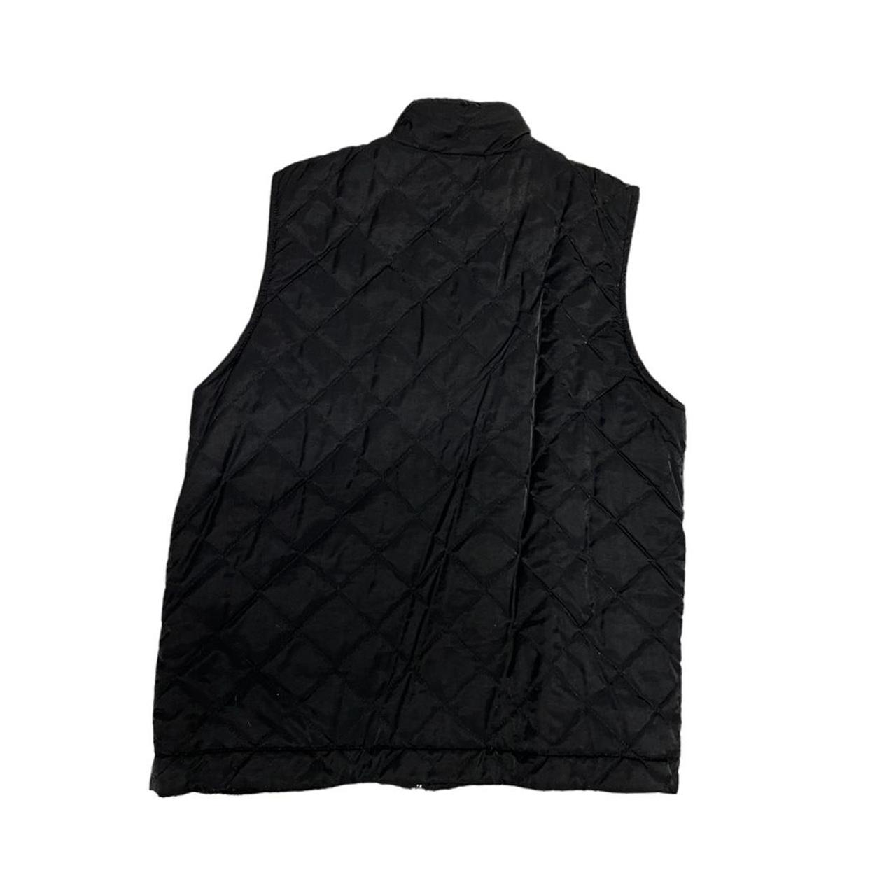 Black Liz Golf Quilt Vest#N#Zip up vest#N#Puffer style... - Depop