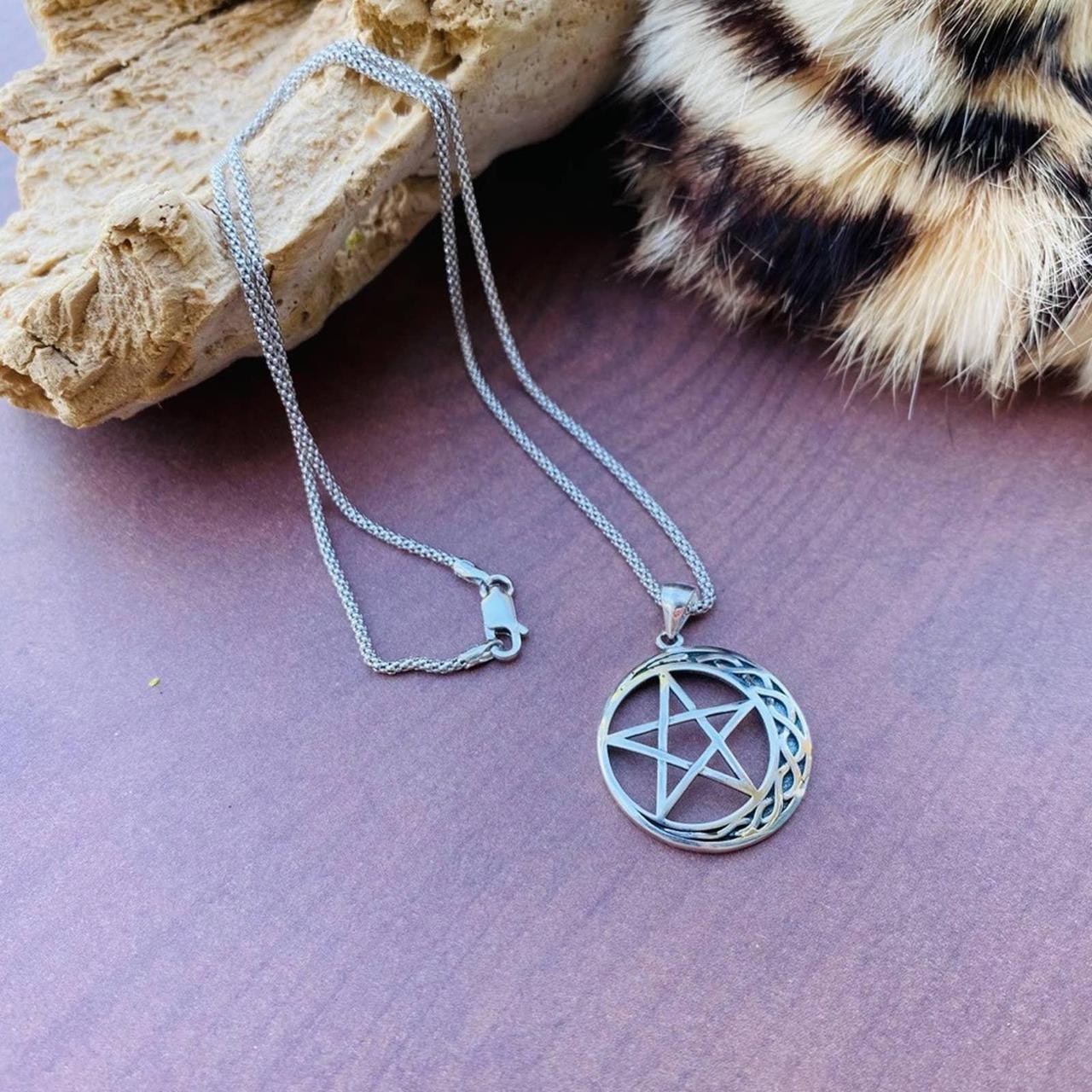 Product Image 1 - Celtic Crescent Moon And Star