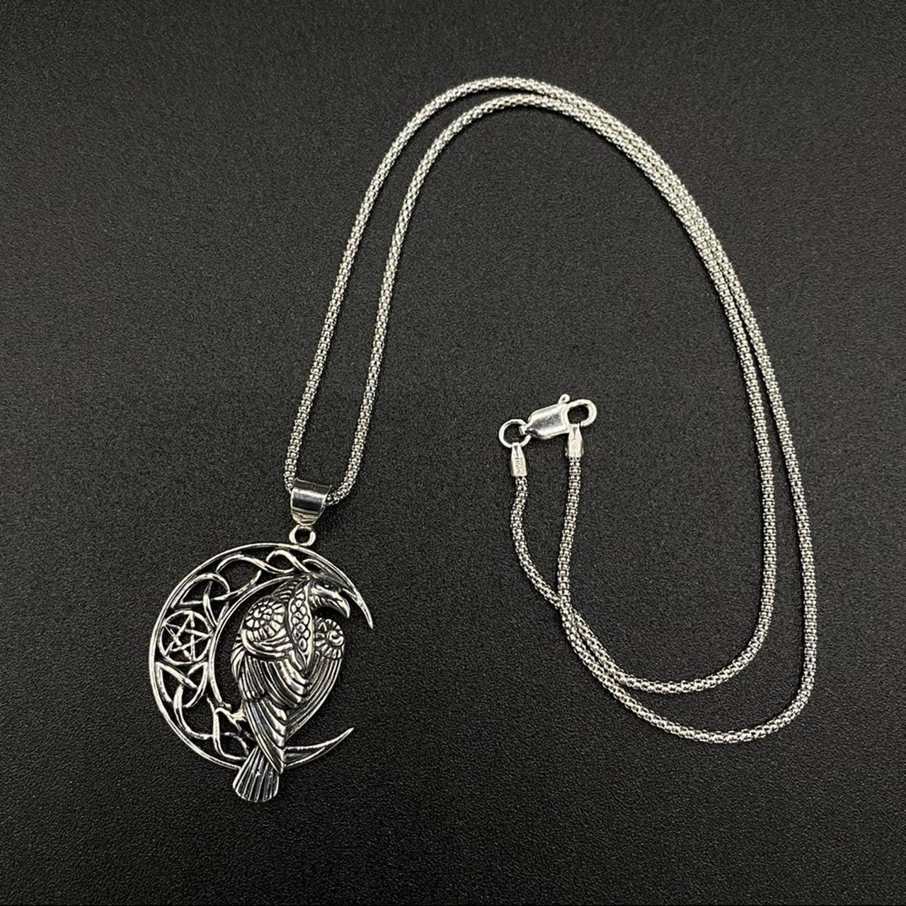 Product Image 1 - Raven With Moon and Pentagram