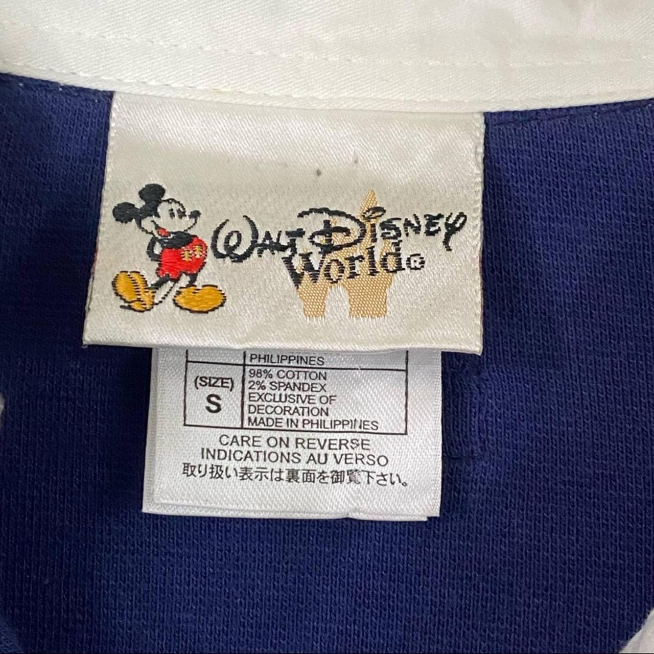 Vintage Disney Minnie Mouse Blue Polo Top Long... - Depop