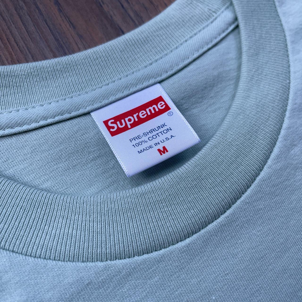 Supreme Wind Tee SS21 Pale Aqua. Shirt is out of... - Depop