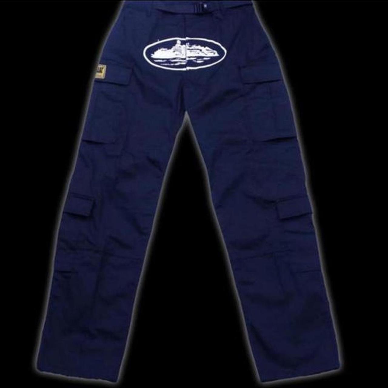 Corteiz CRTZ NAVY OG GUERILLAZ CARGOS 🔥🌊 Open to | Depop