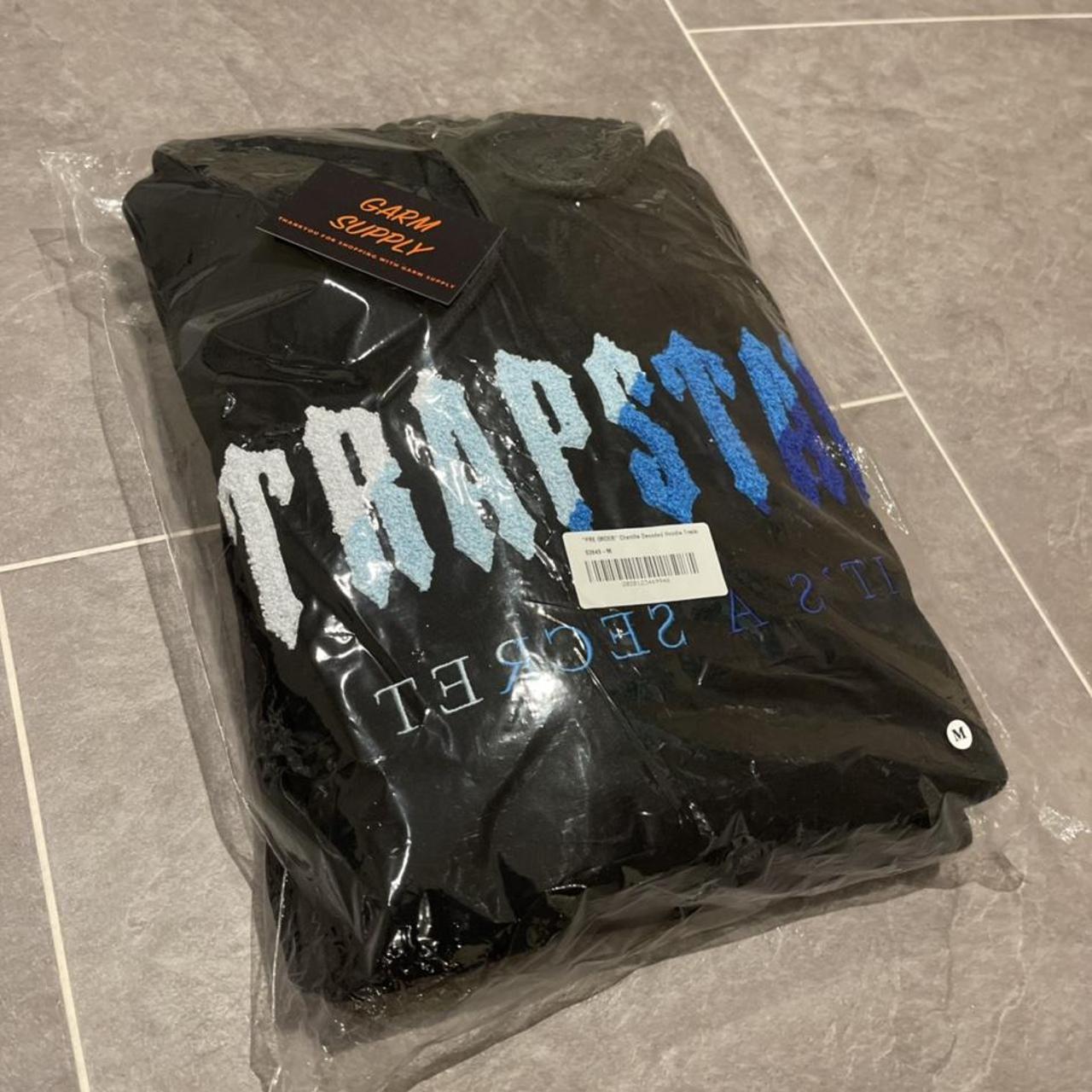 Trapstar Chenille Decoded Tracksuit Black Ice... Depop