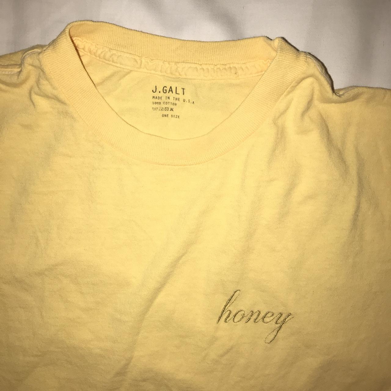 Brandy Melville John Galt Aleena yellow honey... Depop