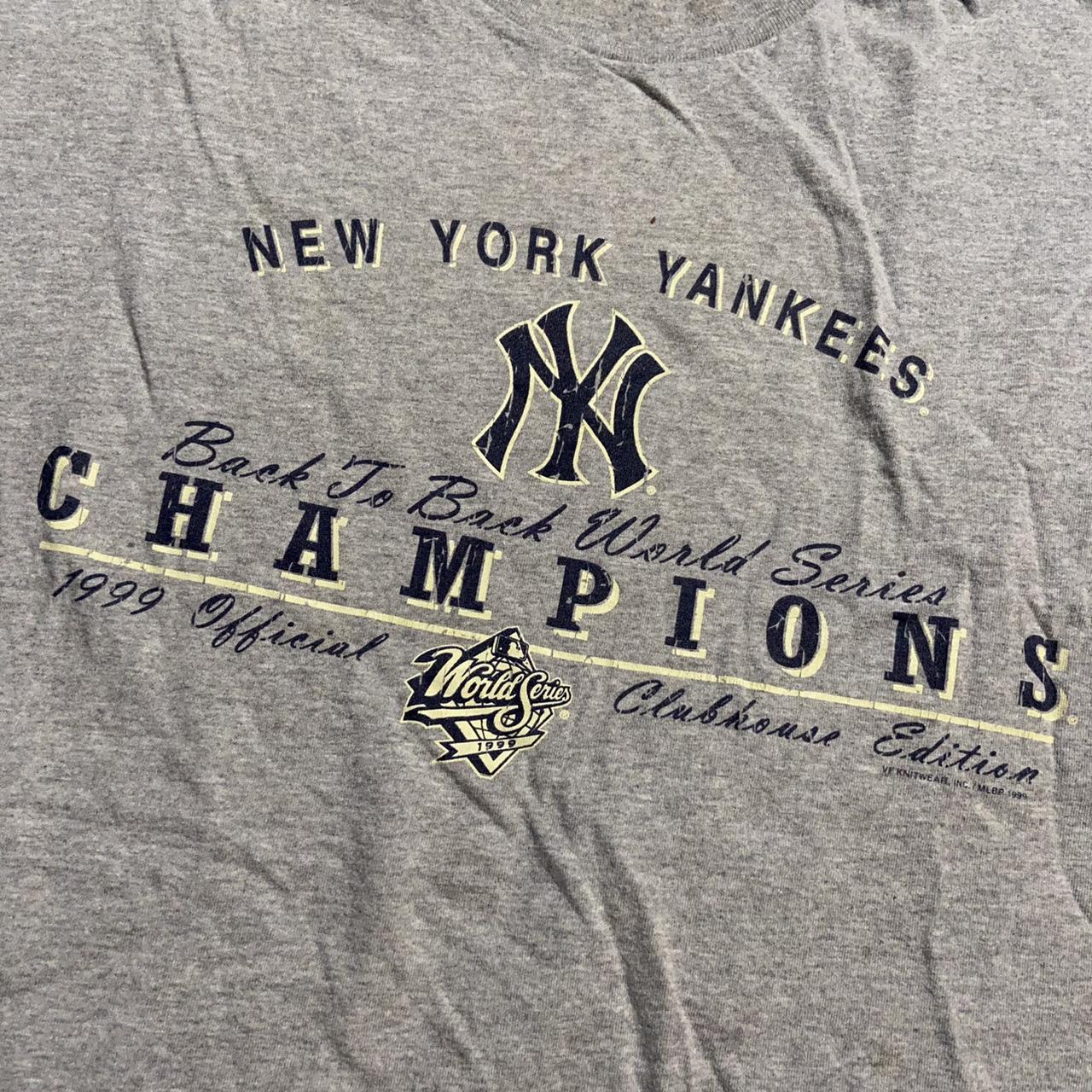 Vintage Long Gone New York Yankees 3/4 Sleeve Made - Depop