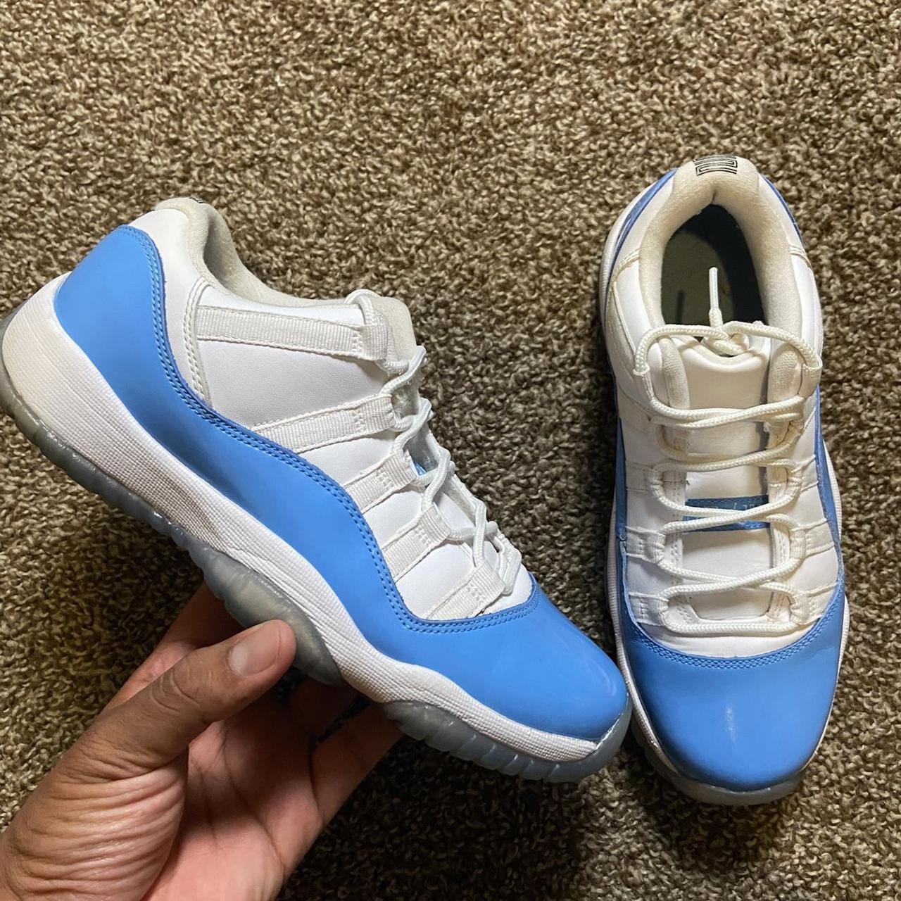 Air Jordan 11 Retro Low GS UNC University Blue... - Depop