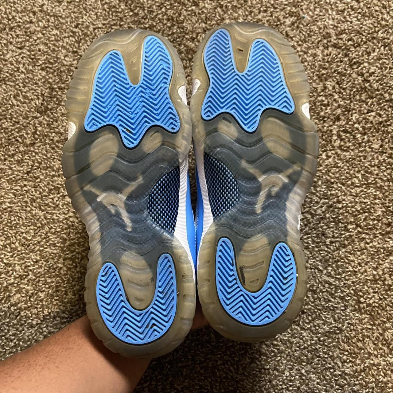 Air Jordan 11 Retro Low GS UNC University Blue... - Depop