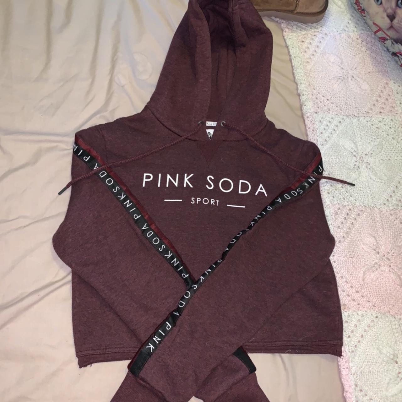 JD pink soda tracksuit co Worn but in Depop