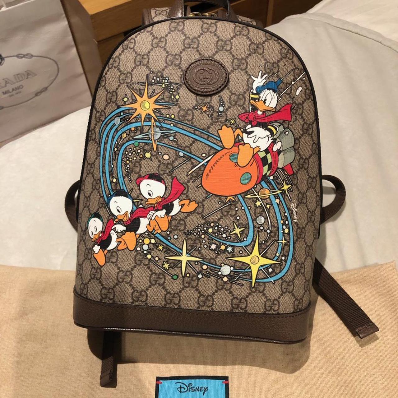 gucci backpack donald duck
