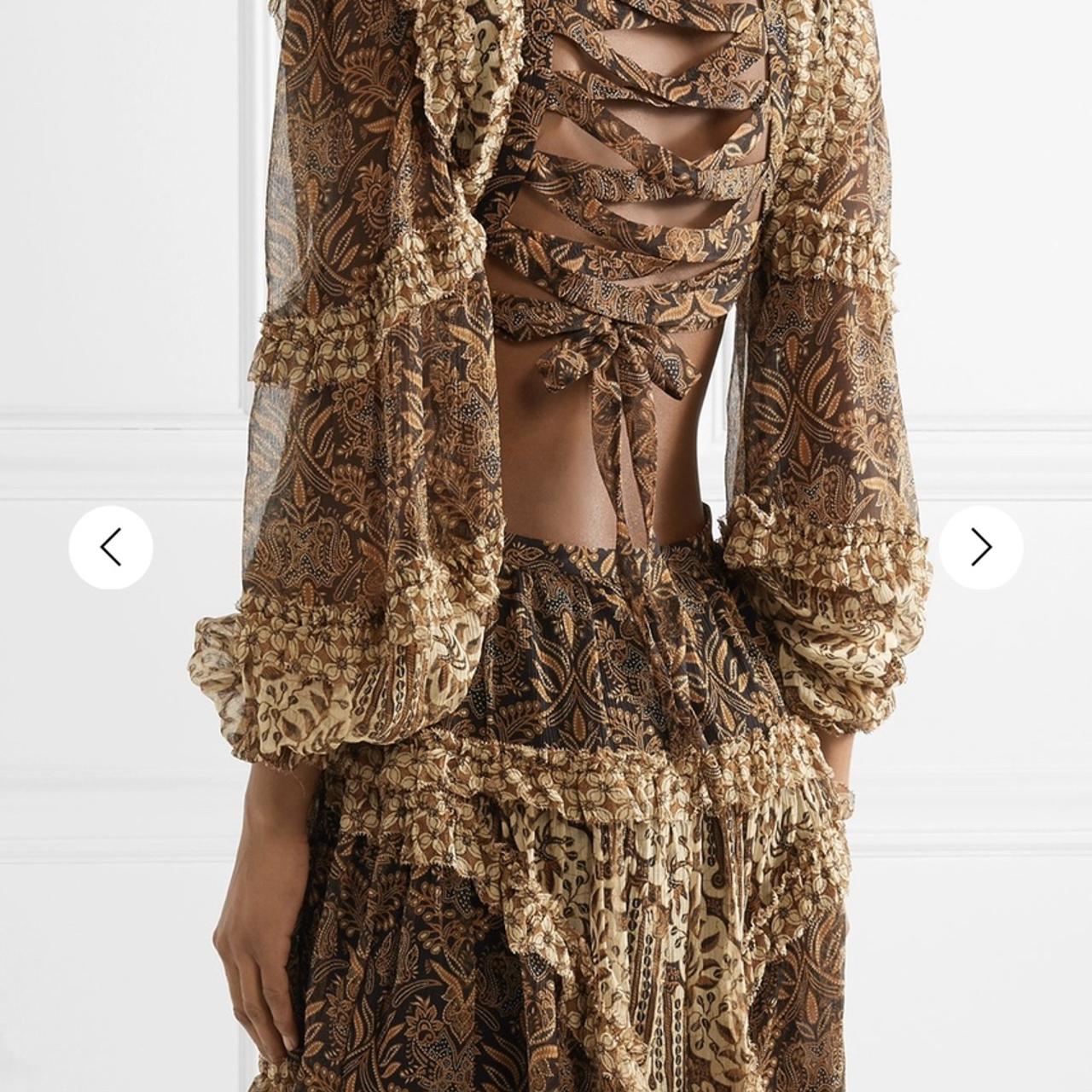 Zimmermann tali outlet batik dress