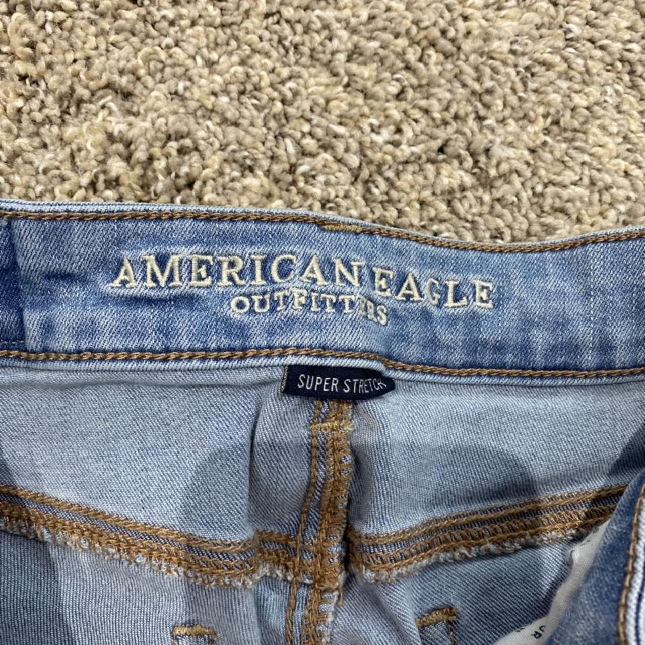 Ripped American eagle jeans Fits a size 00 and Is in... - Depop