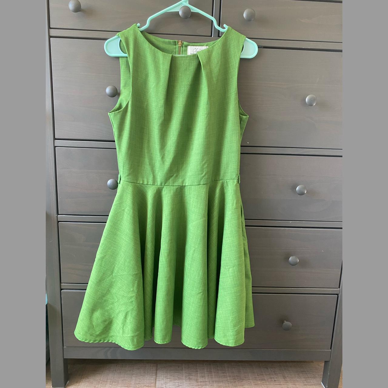 Closet London green dress. Size 14. Used: has a... - Depop