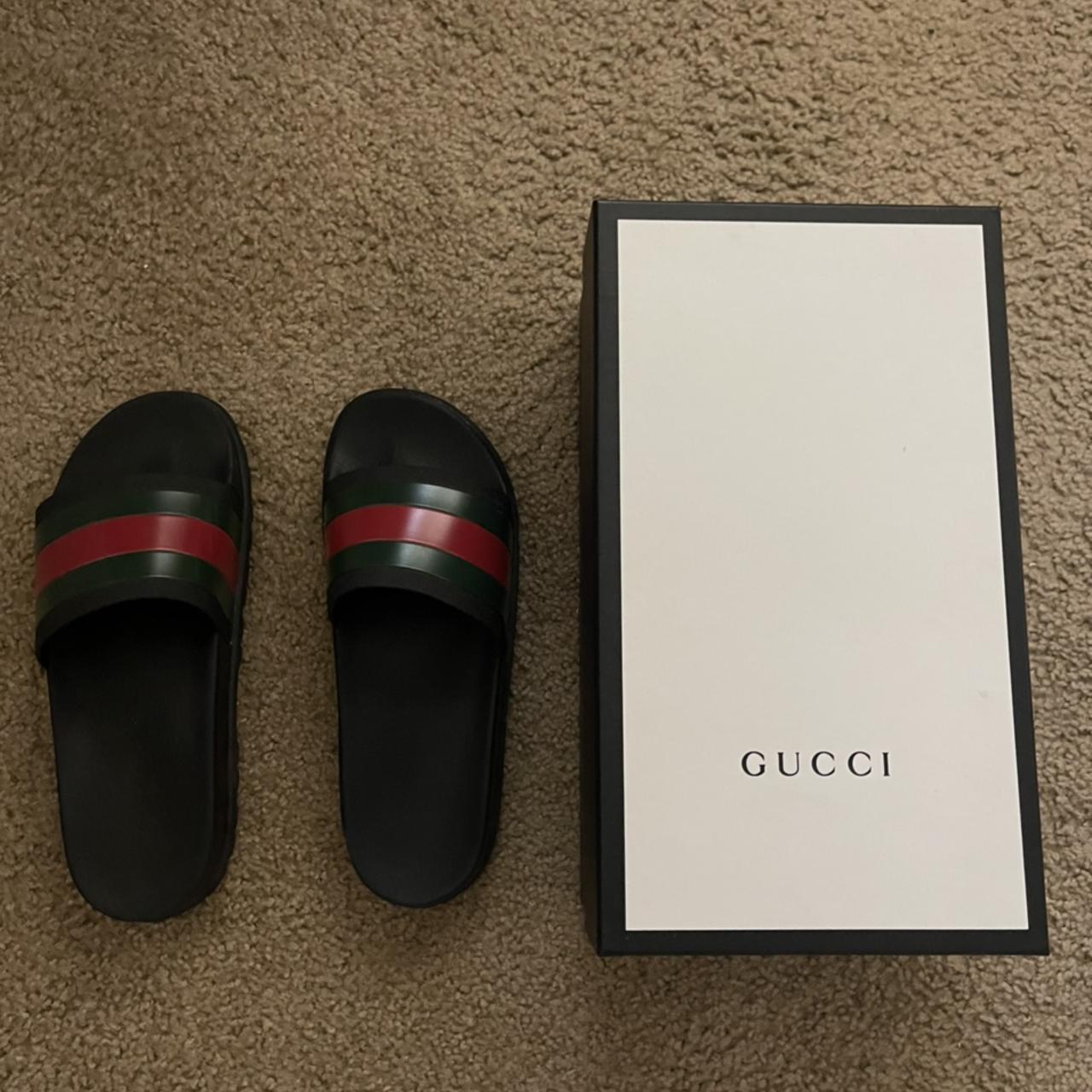 mens gucci slides size 10