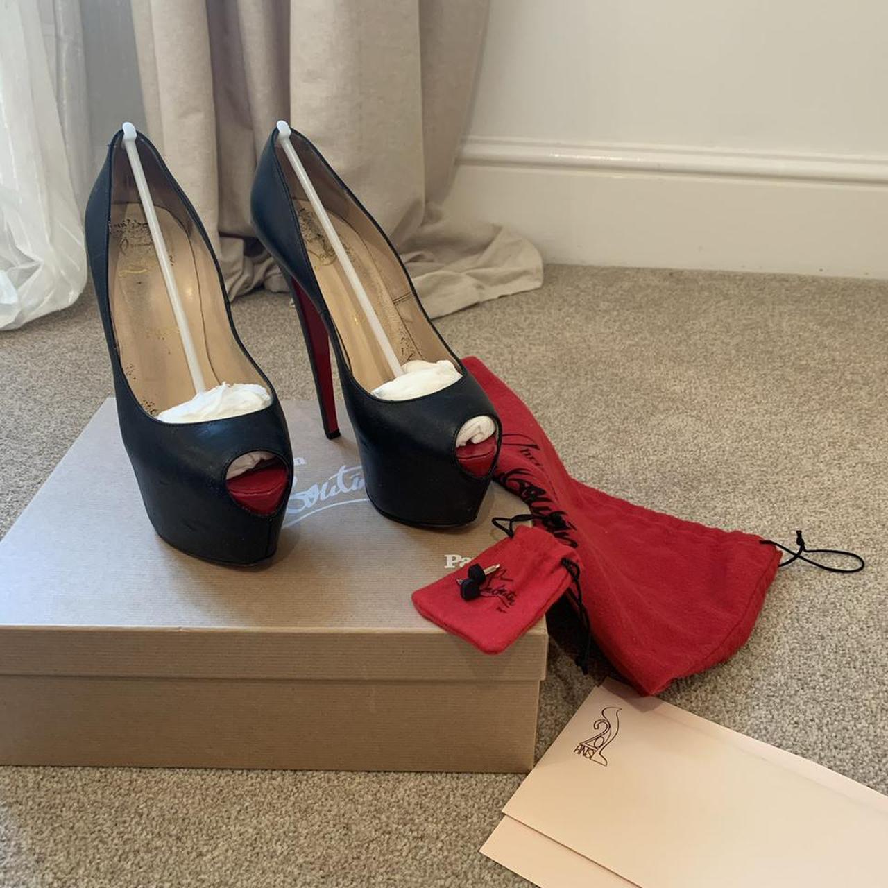 Christian Louboutin Daffodils 160 - worn plenty of... - Depop