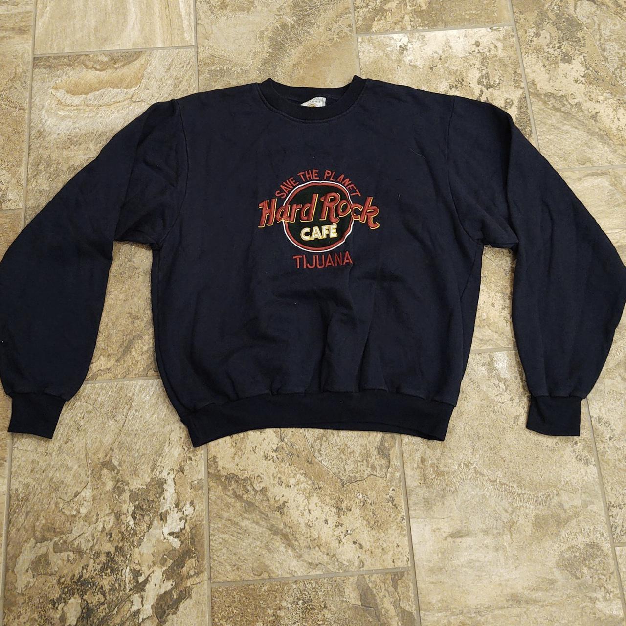 Hard Rock Tijuana Embroidered sweater Size... - Depop