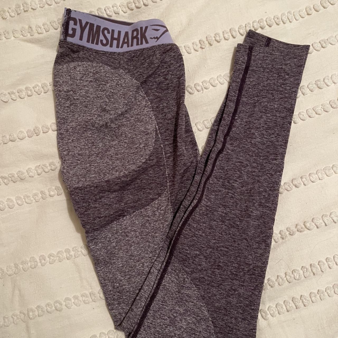 Gymshark Flex Leggings, Rich Purple Marl/ Soft - Depop