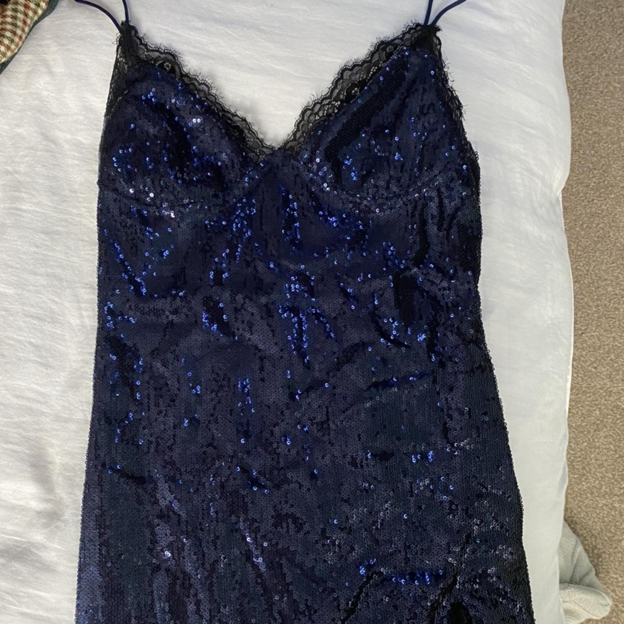 Motel Rocks Sequin Blur Mini Dress - worn once and... - Depop