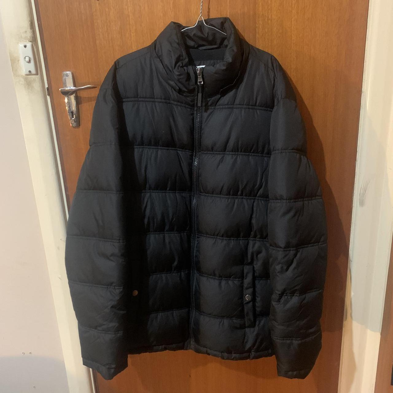 I’m branded black puffer jacket (with remove-able... - Depop