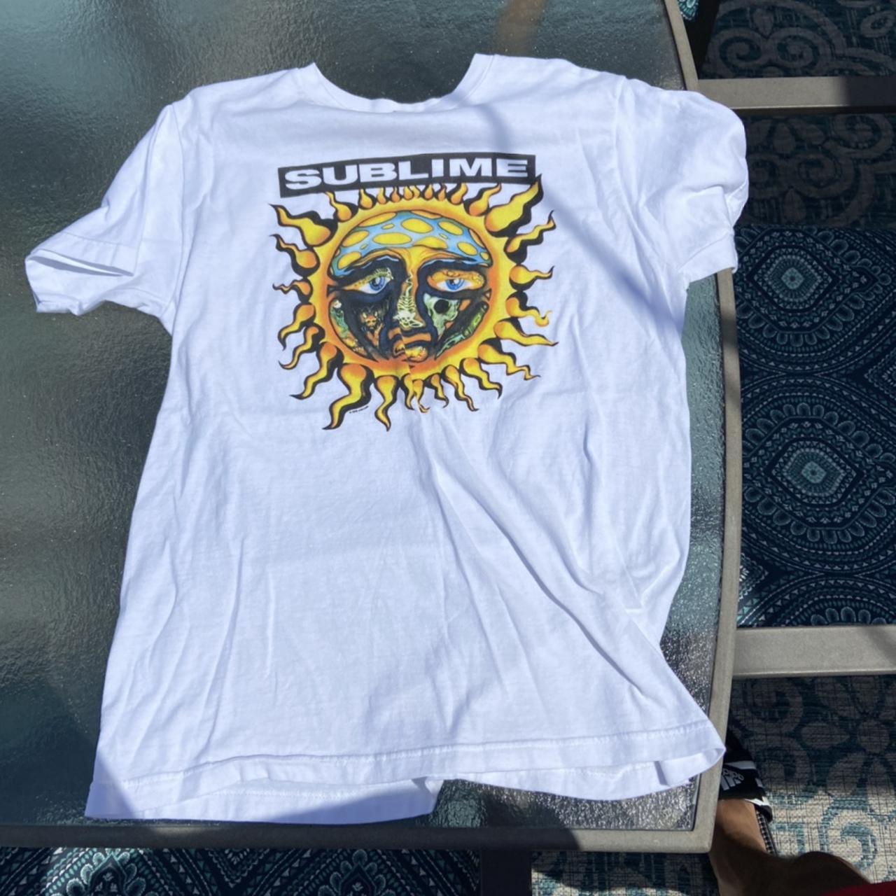 Sublime 40 oz. to freedom white tee Only worn once... - Depop