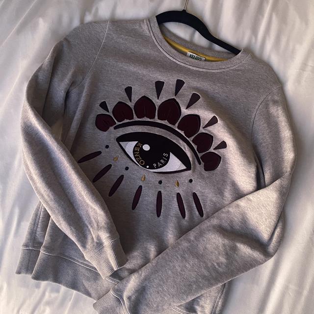 Kenzo eye sweatshirt clearance grey