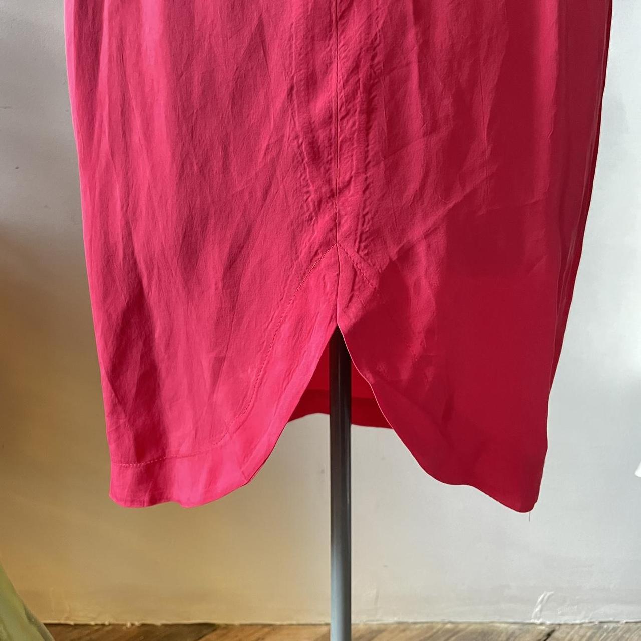 Paris Blues 100 Silk Hibiscus Red Mini Slip Dress... Depop