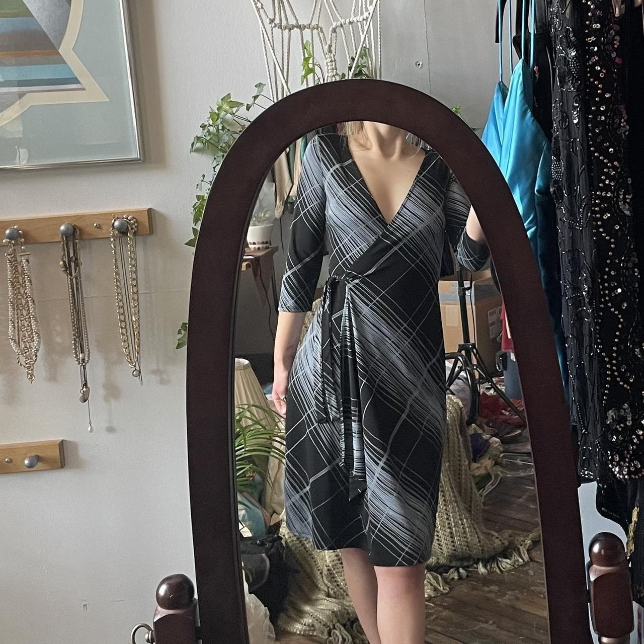 Bcbg store surplice dress