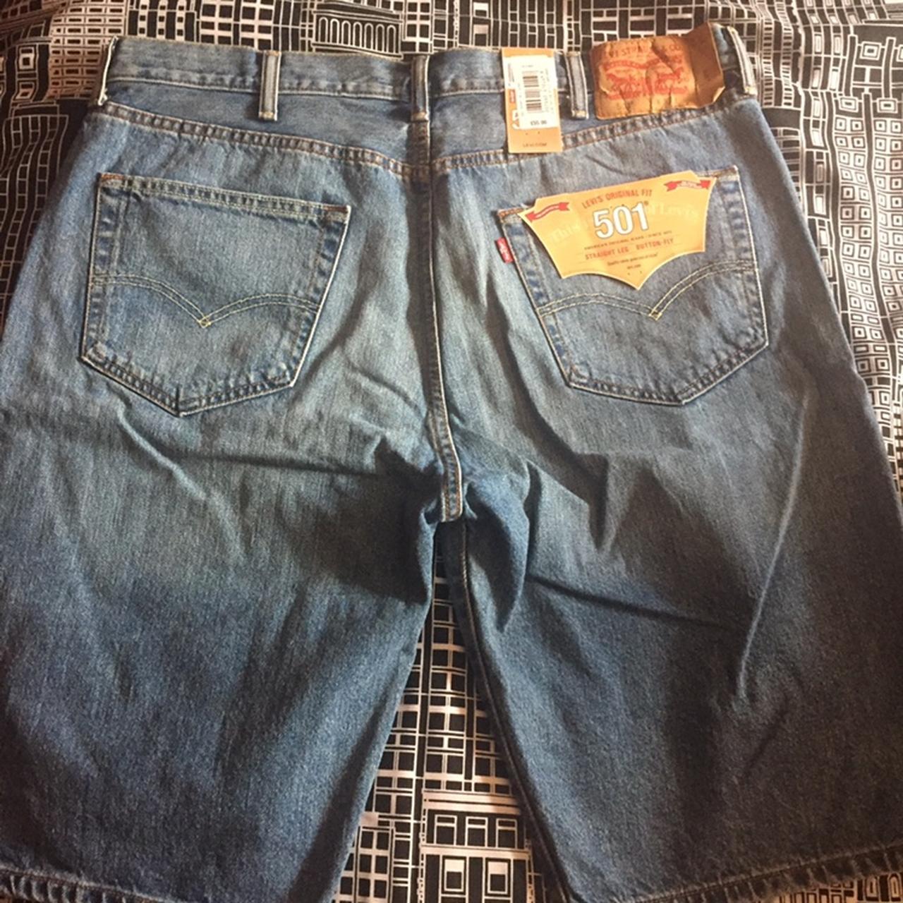 Brand new Levi’s 501s blue worn wash denim... - Depop