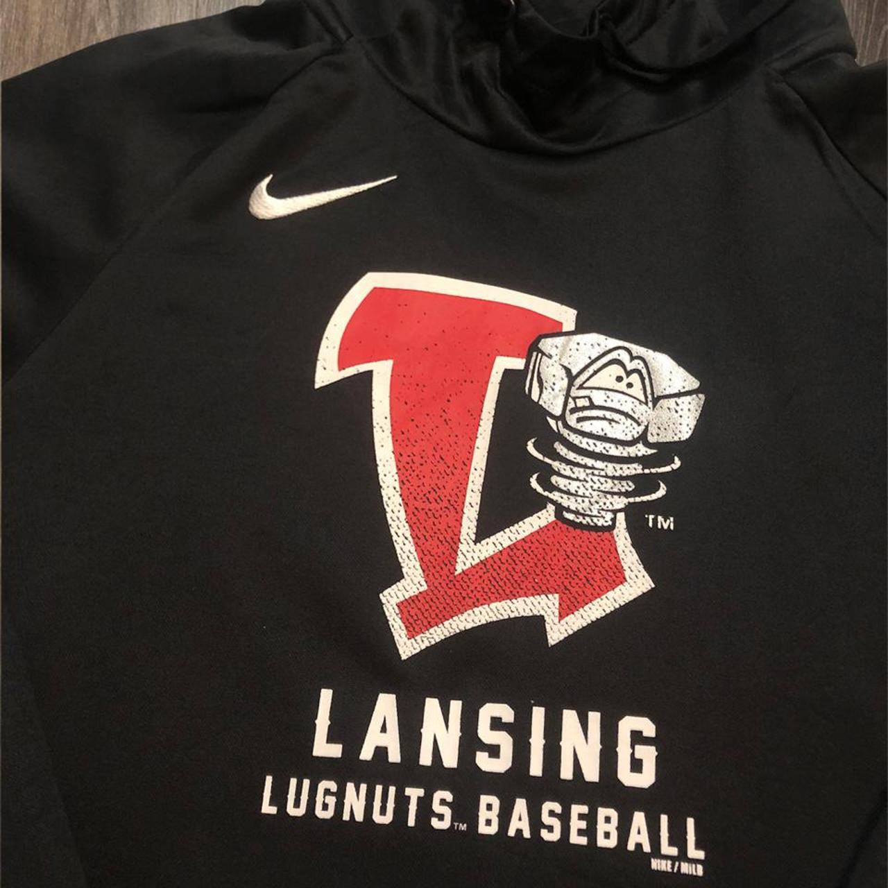Lansing Lugnuts Baseball Nike Thermafit... Depop