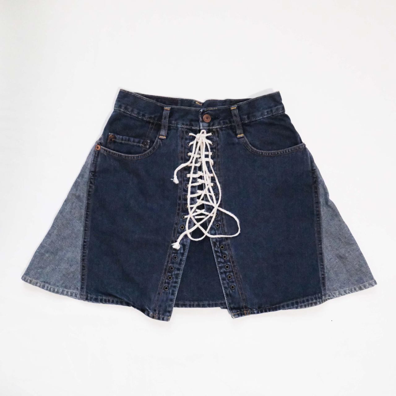 Hysteric Glamour lace-up baseball skirt. , In...
