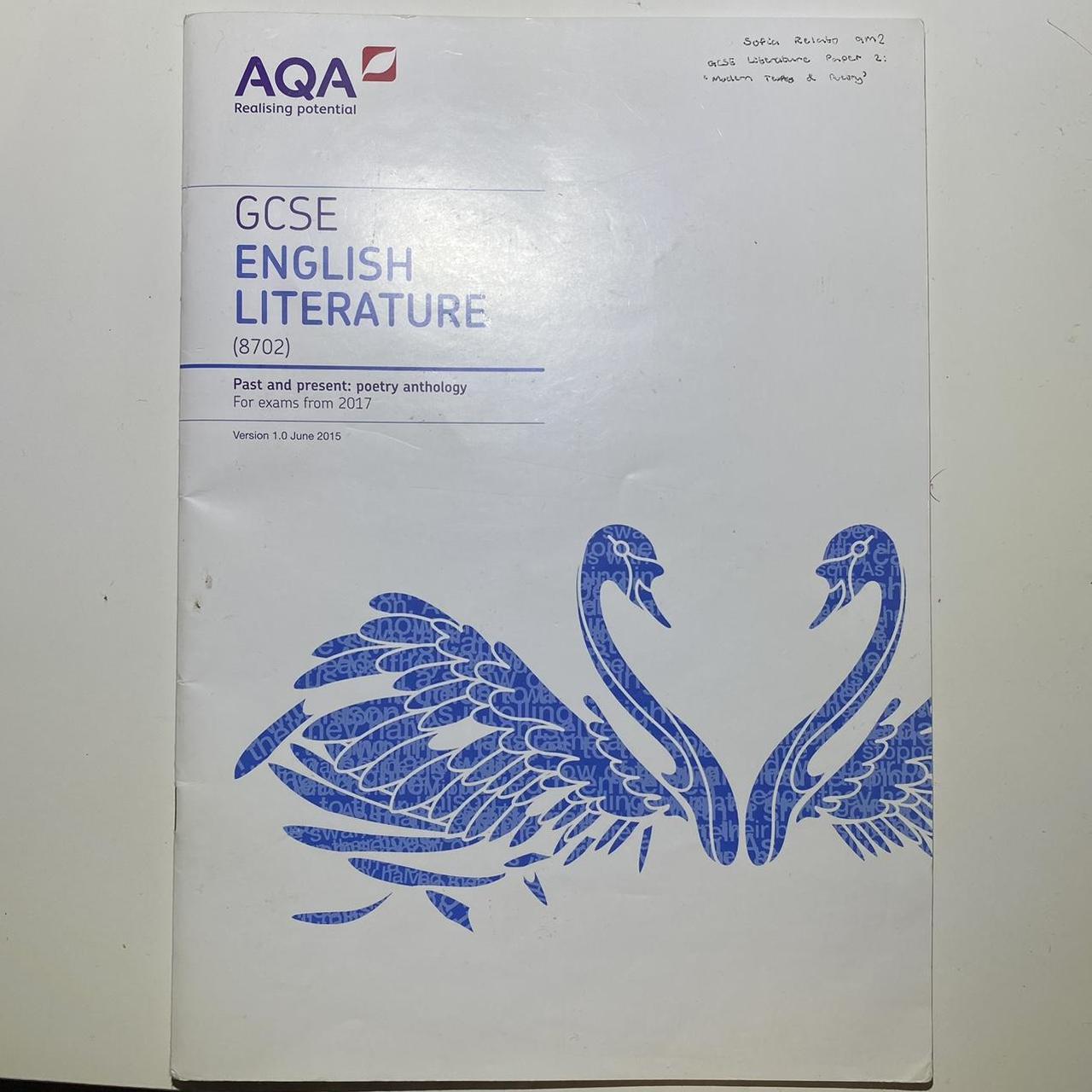 GCSE English Literature Poetry Anthology Aqa Love... - Depop