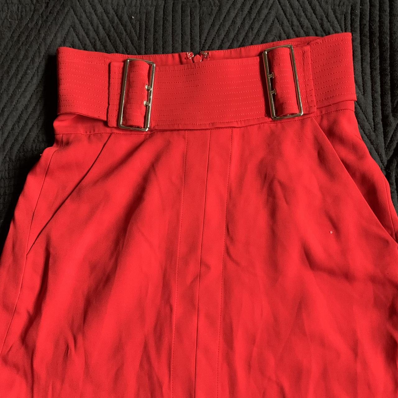 Product Image 3 - Red High Slit Midi Skirt

High