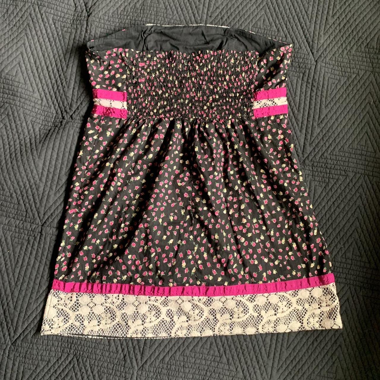 Dizzy Lizzy Women's Black and Pink Dress (3)