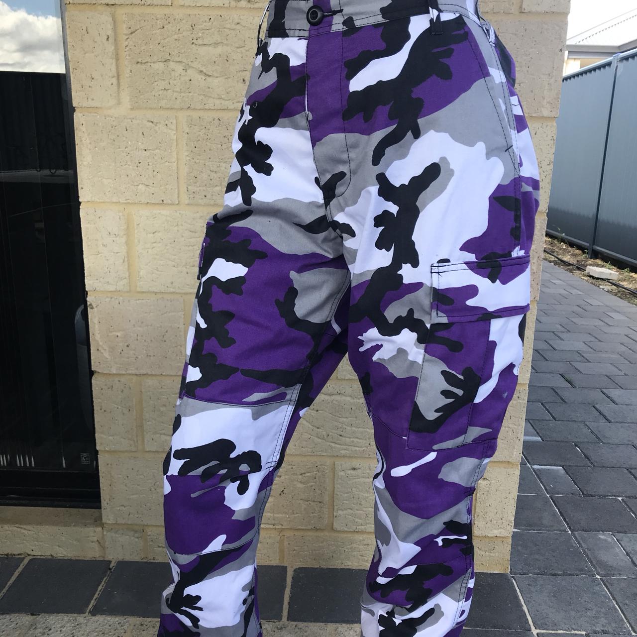 パンツ Supreme Cargo Pant \"Purple Digi Camo\" Purple Swag Camo Cargo Pants – Goodbye Bread