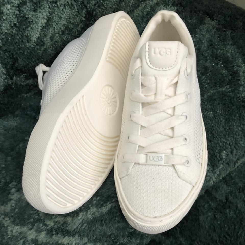 ugg zilo knit trainers in white