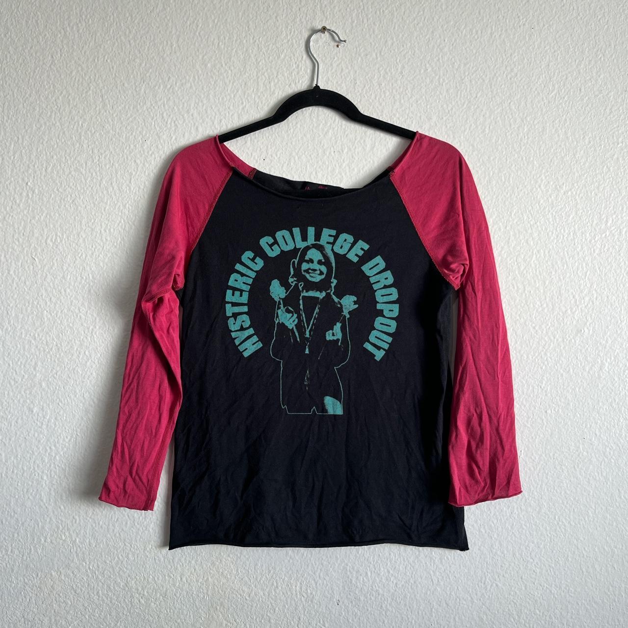 hysteric glamour college dropout baseball tee mint...