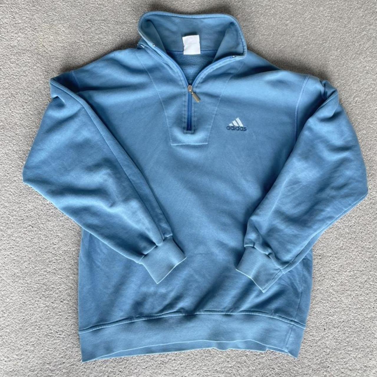 Vintage Adidas quarter zip Open to offers Fits size... - Depop